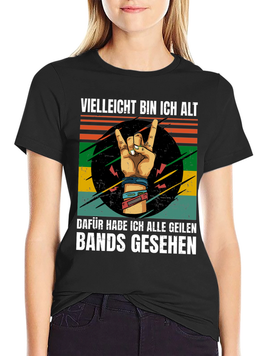 Vintage Rock Hand T-Shirt - Vielleicht Bin Ich Alt