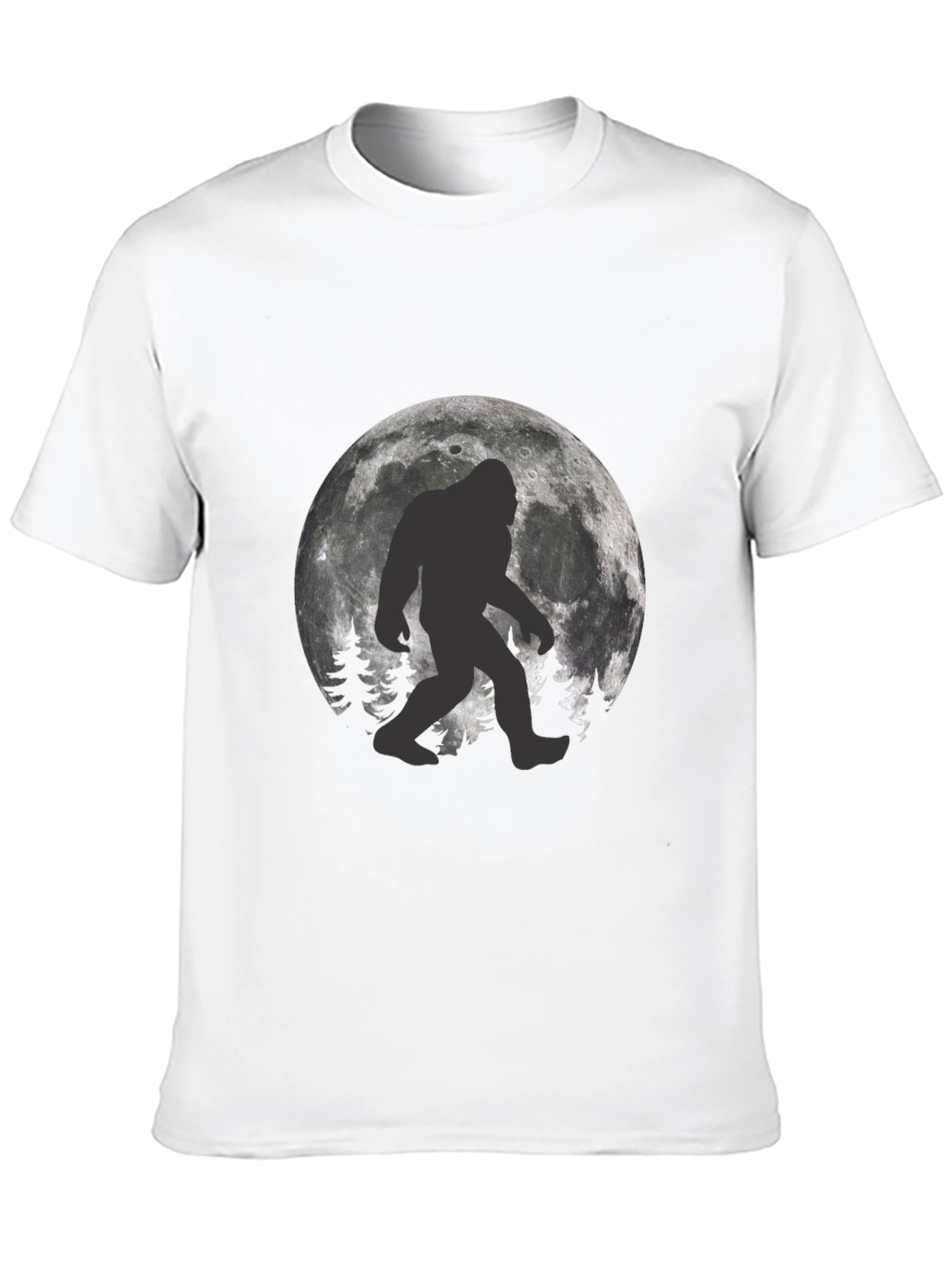 Bigfoot Moon T-Shirt - Cryptid Novelty Tee