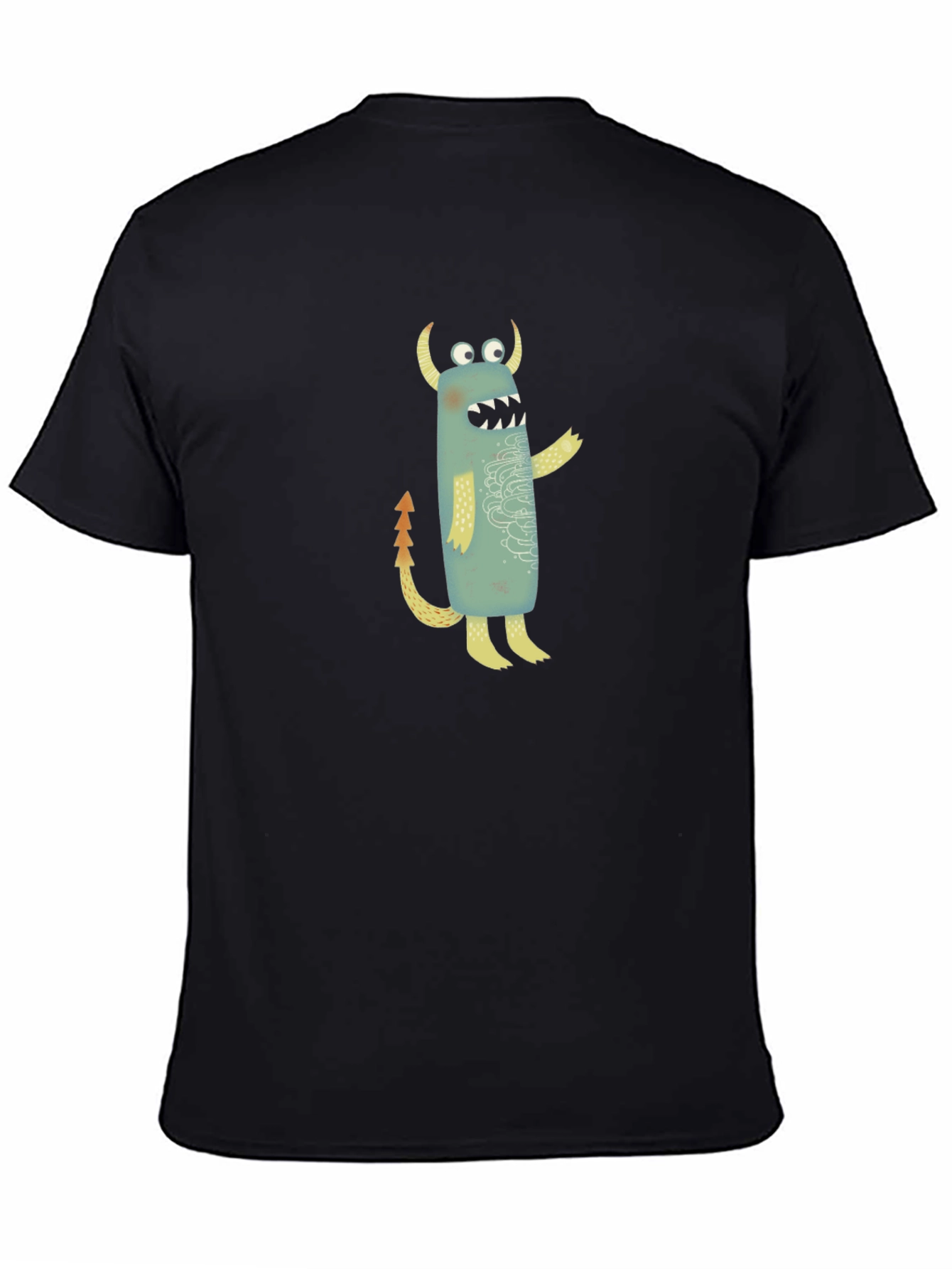 Monster Graphic Black T-Shirt