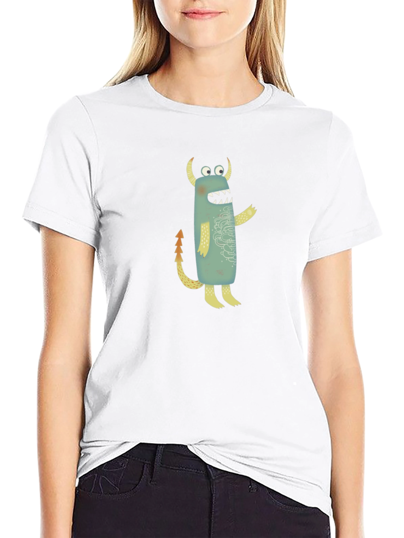 Monster Graphic Black T-Shirt