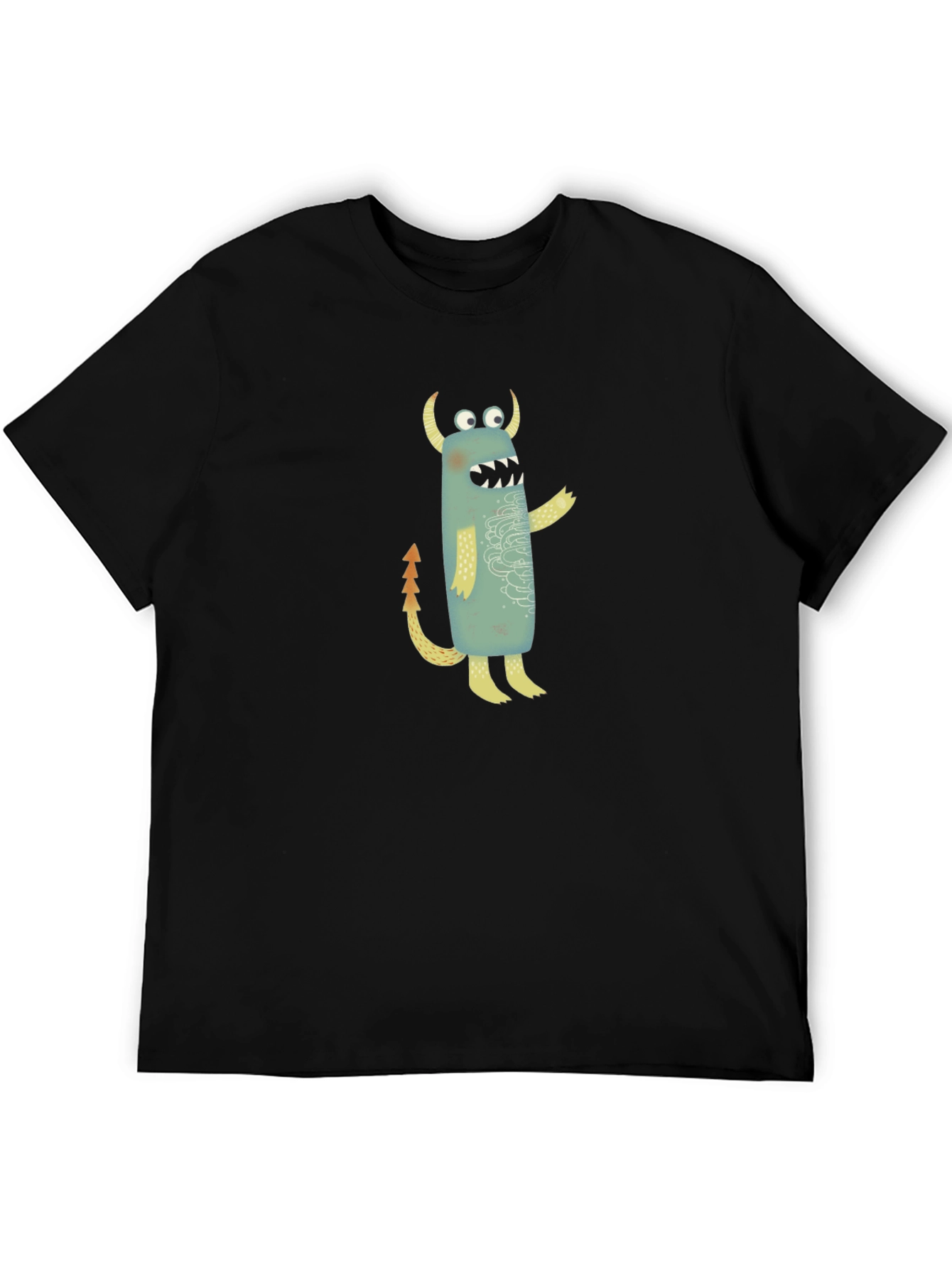 Monster Graphic Black T-Shirt