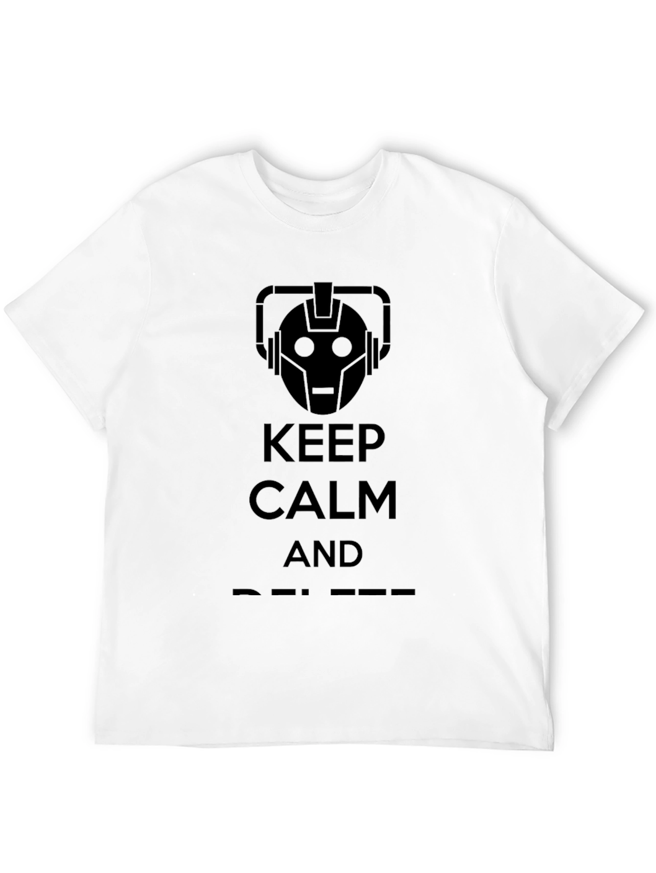 Keep Calm Cyberman T-Shirt - Sci-Fi Apparel