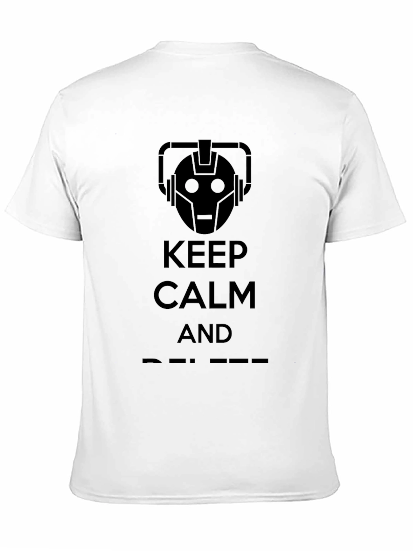 Keep Calm Cyberman T-Shirt - Sci-Fi Apparel
