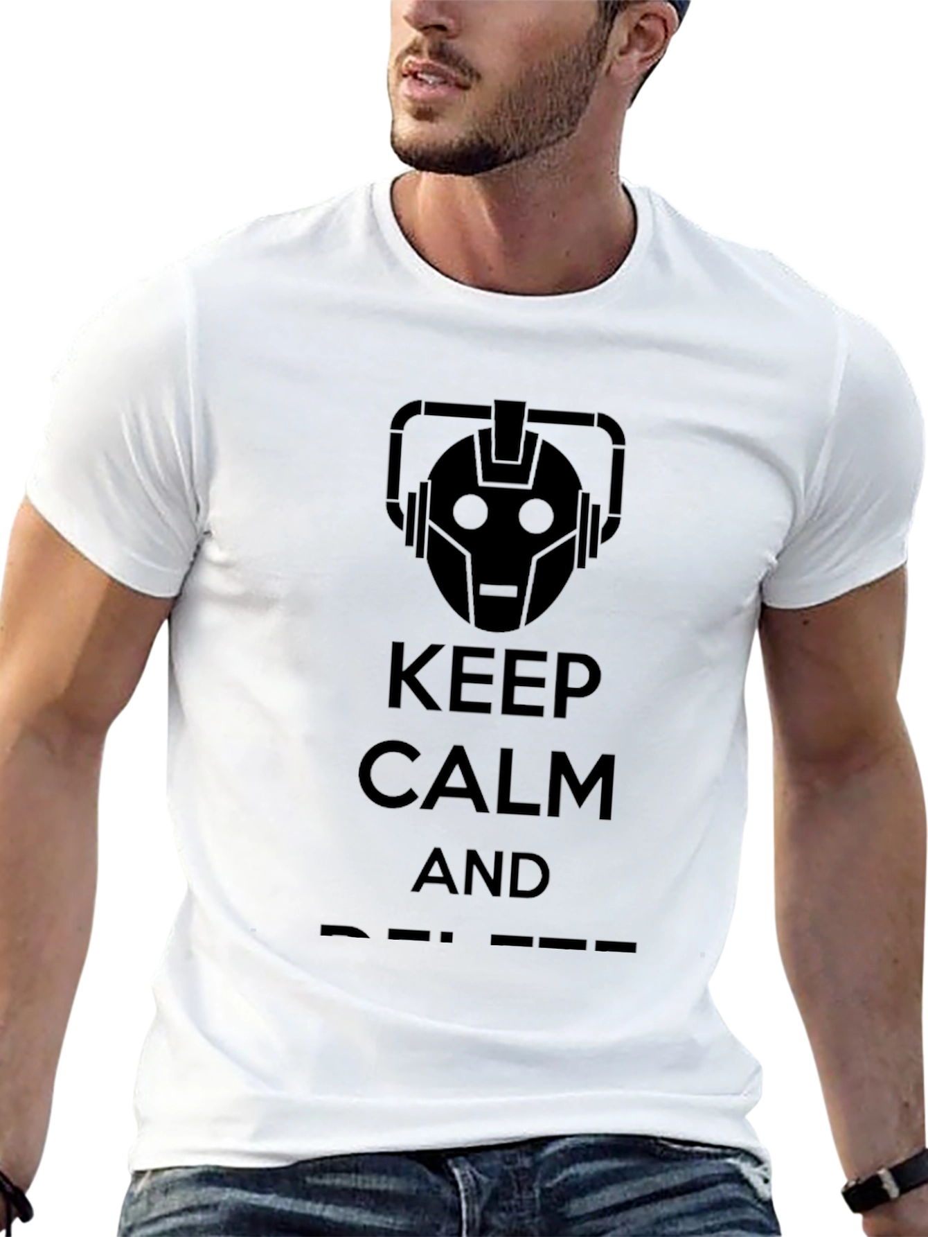 Keep Calm Cyberman T-Shirt - Sci-Fi Apparel
