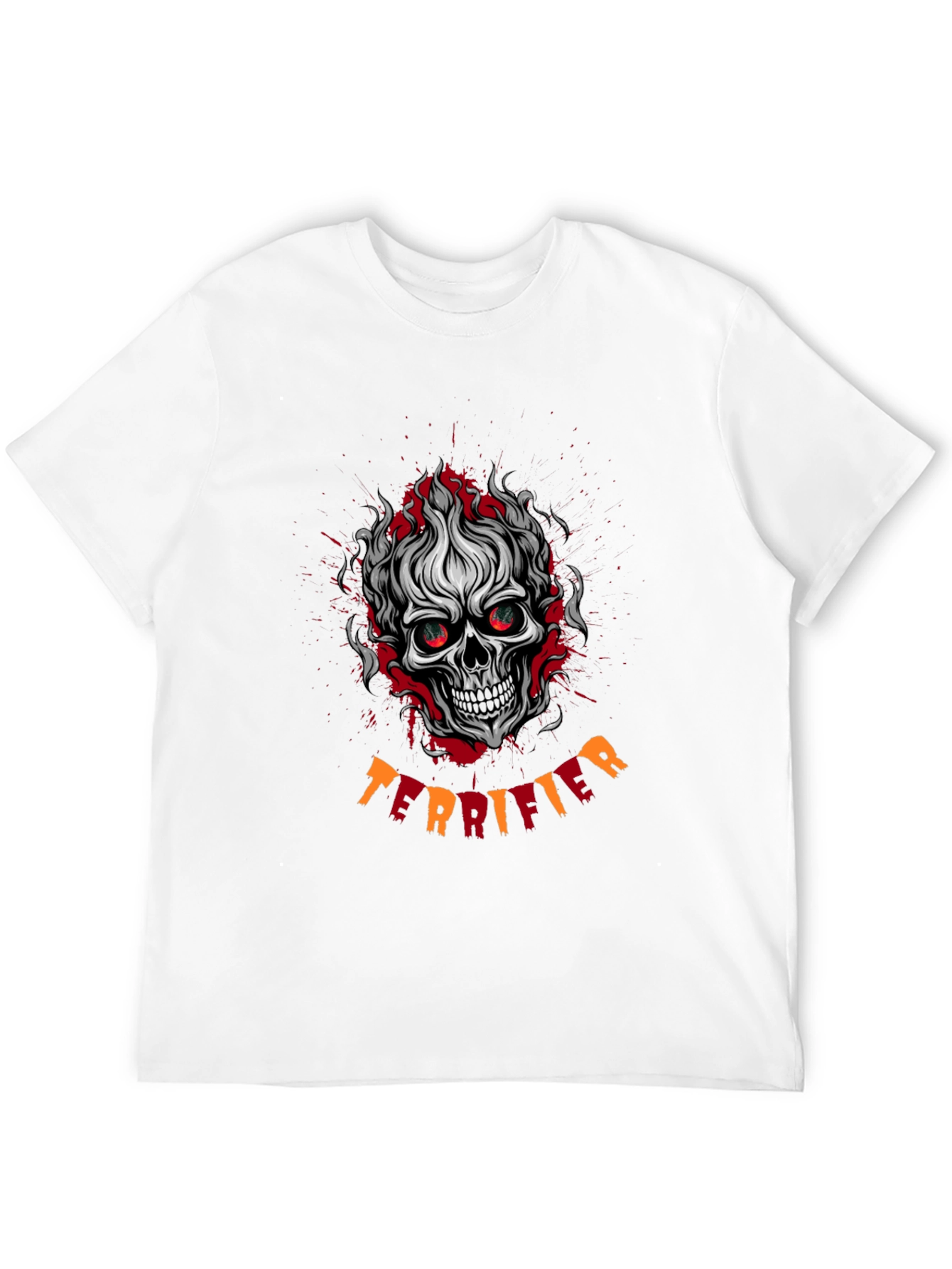 Terrifier Skull Graphic Black T-Shirt