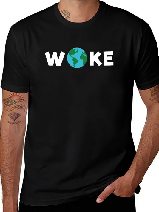 WOKE Earth T-Shirt - Eco-Conscious Design