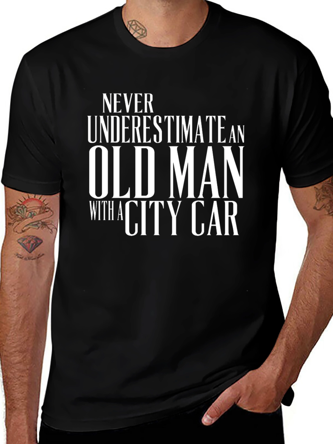 Never Underestimate Old Man T-Shirt