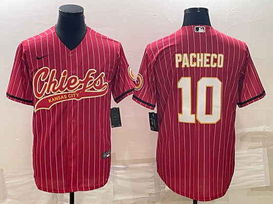 Men's Kansas City Chiefs Isiah Pacheco #10 Red Player Jerseys Joint Edition