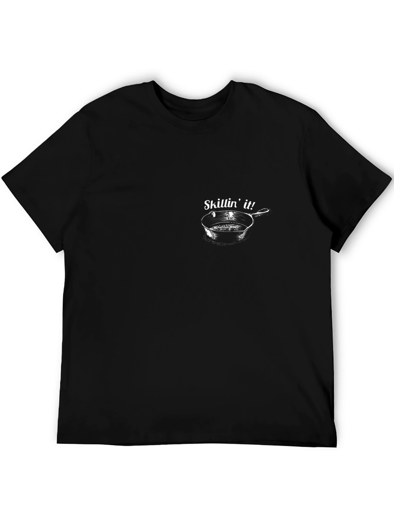 Skillin It Cast Iron Pan Graphic T-Shirt