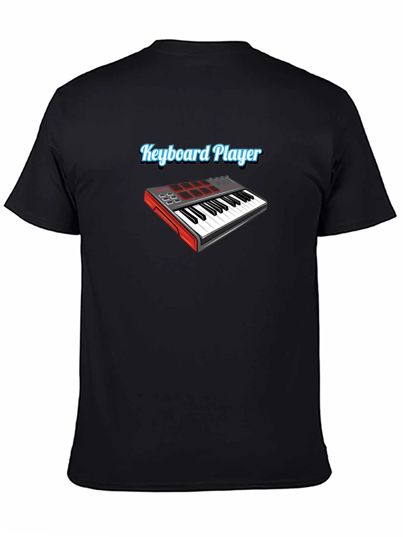 Keyboard Player Graphic T-Shirt