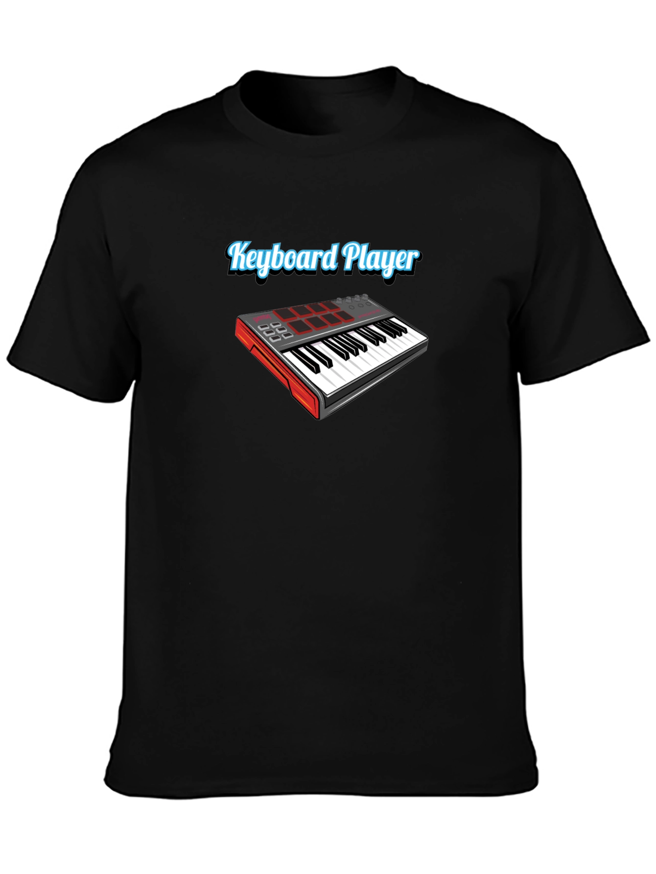 Keyboard Player Graphic T-Shirt