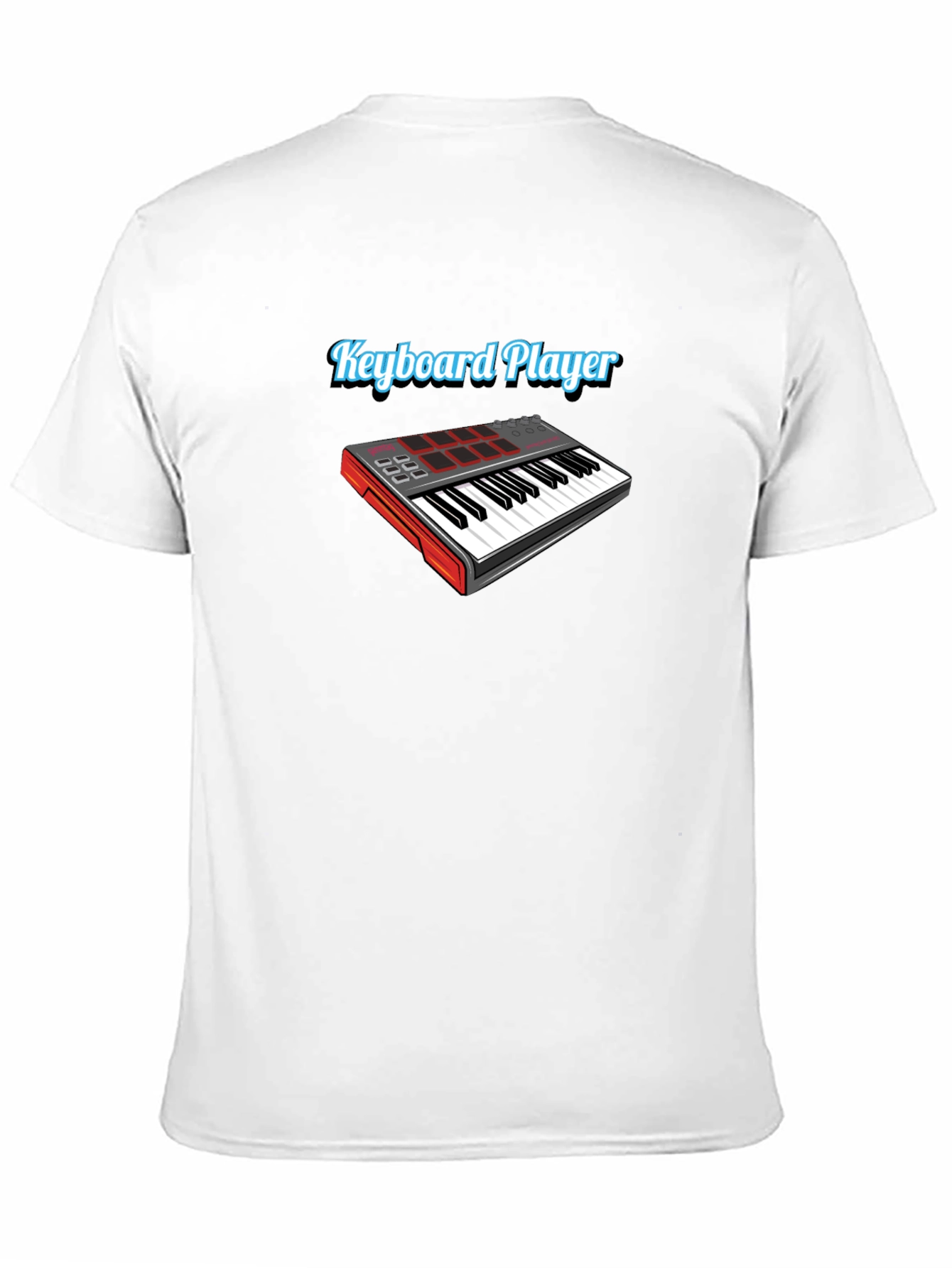 Keyboard Player Graphic T-Shirt
