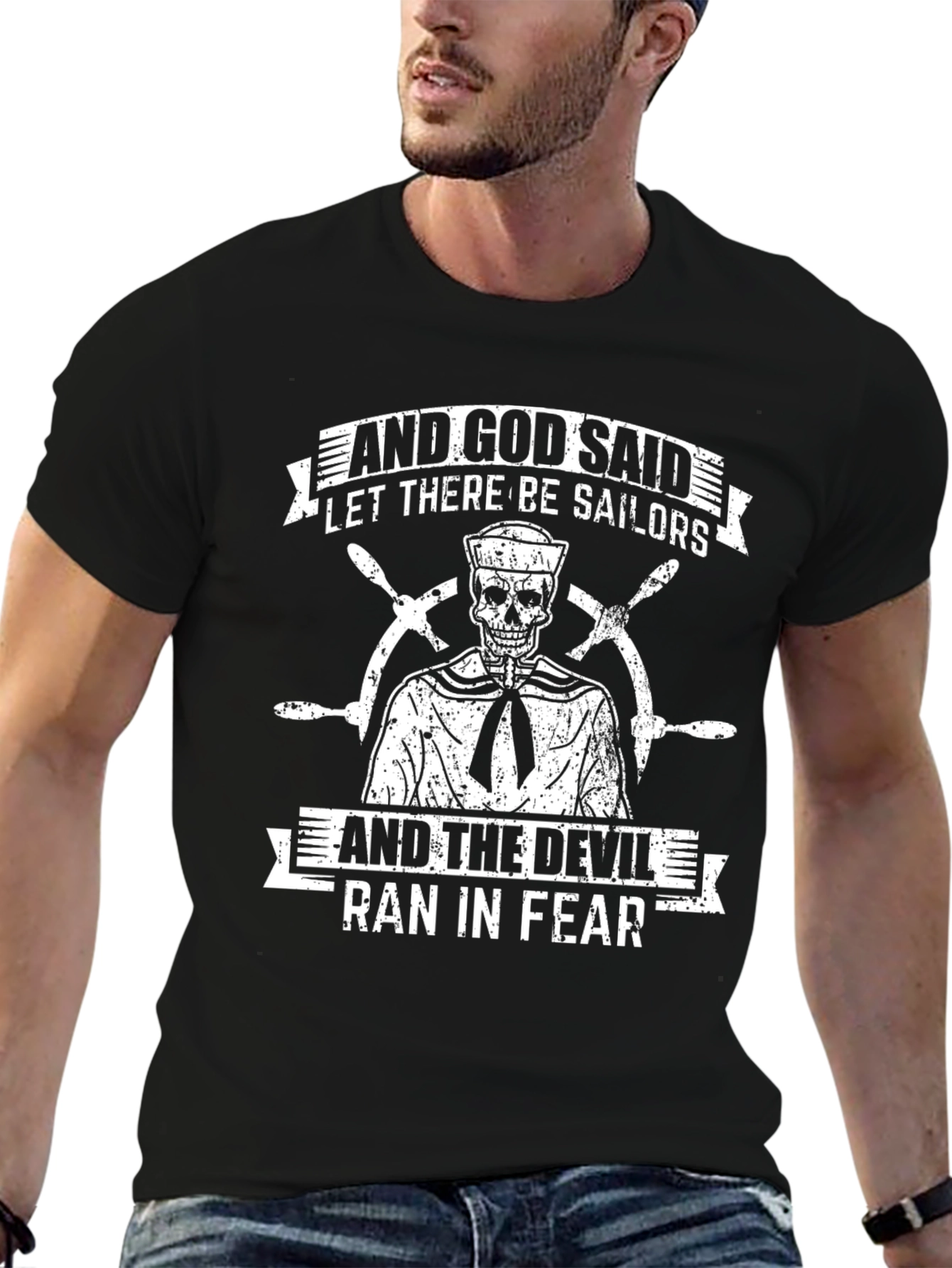 Sailor Skull Graphic Tee - And God Said...