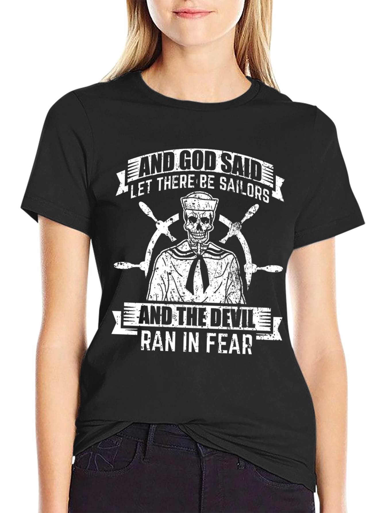 Sailor Skull Graphic Tee - And God Said...