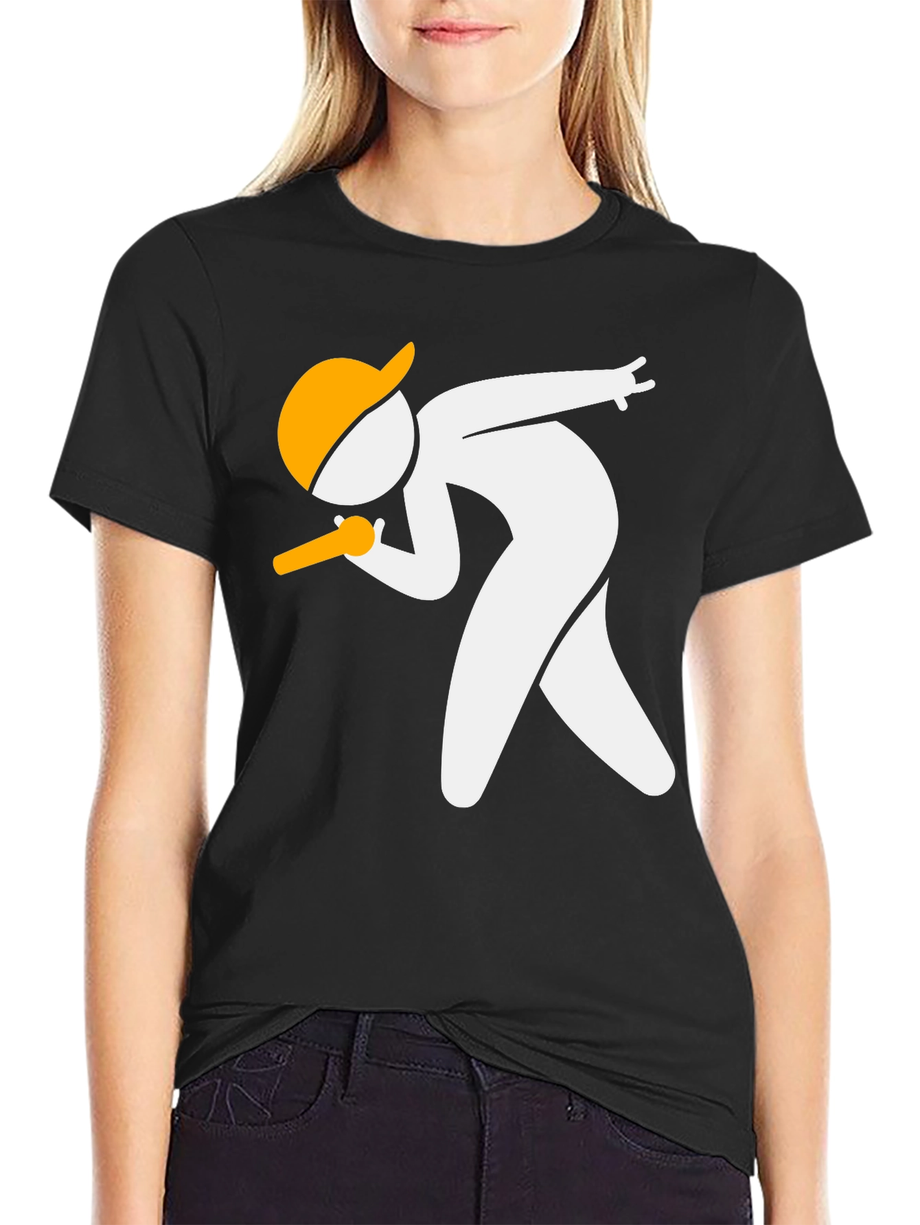 Mic Drop Black Graphic Tee