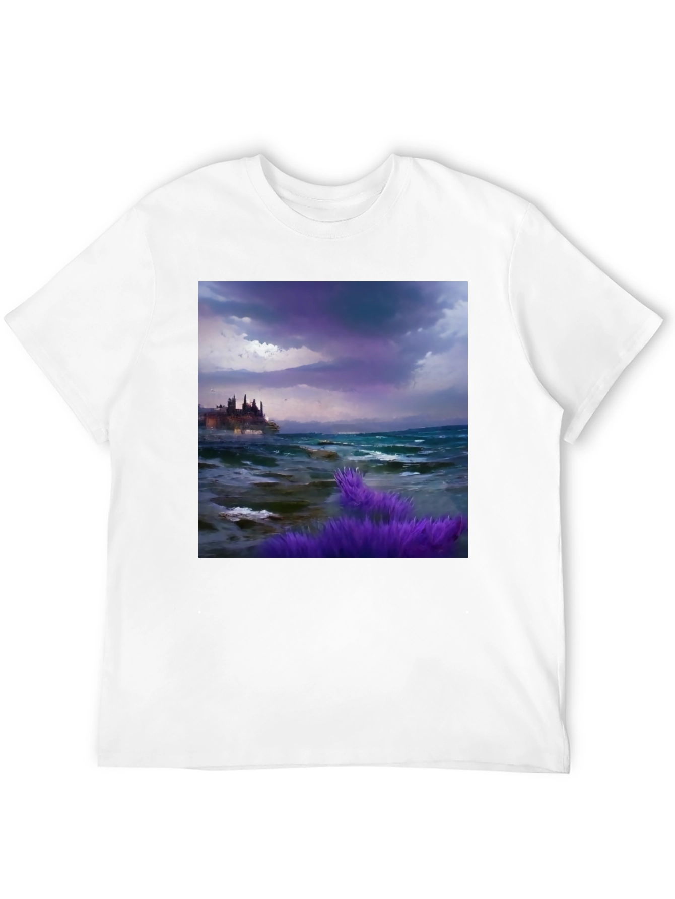 Stormy Coastline Graphic Tee