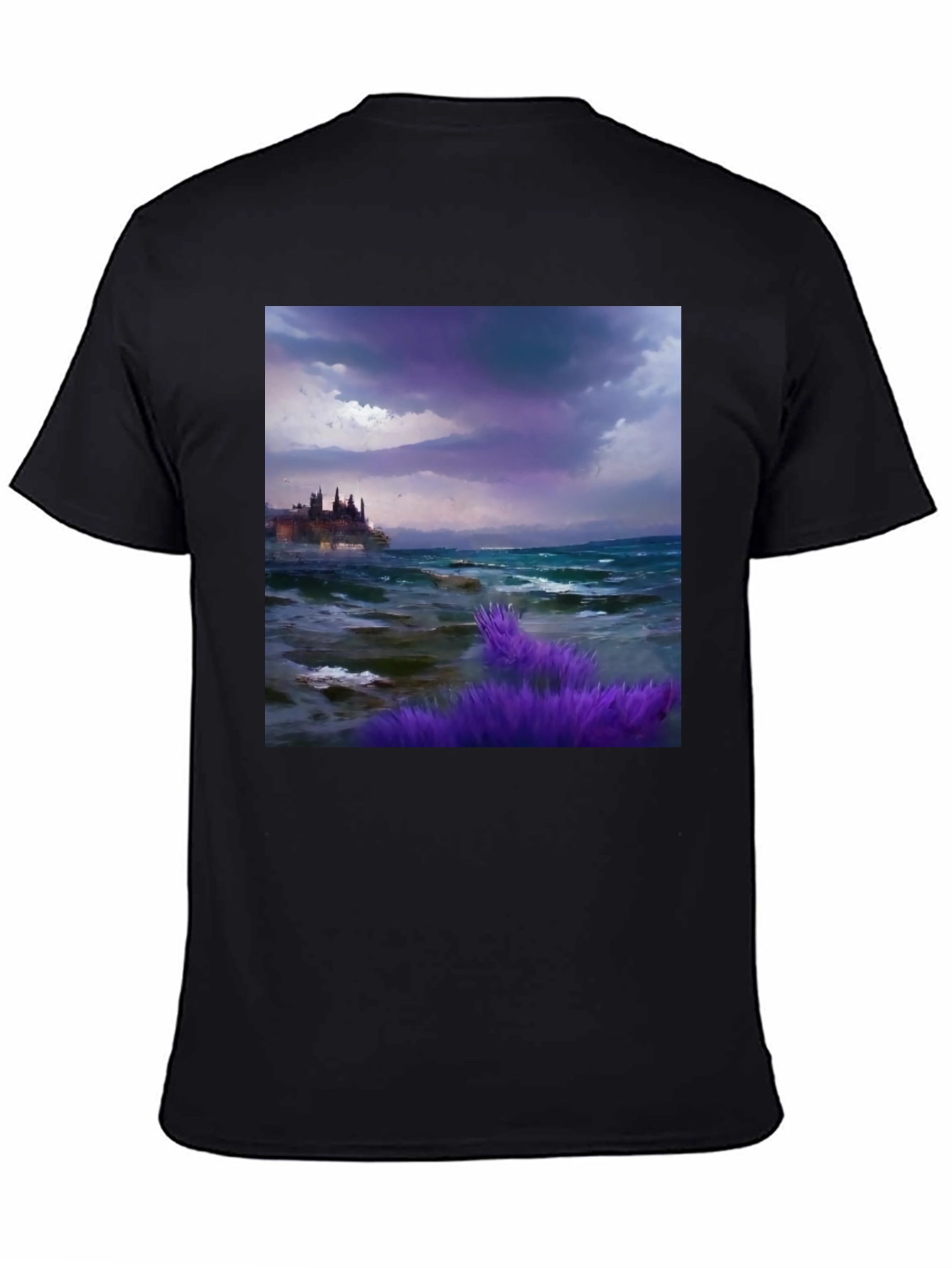Stormy Coastline Graphic Tee
