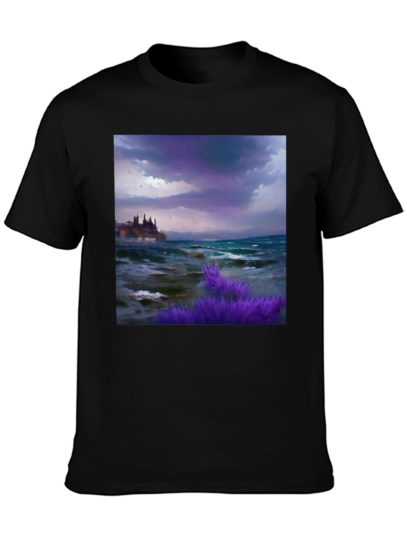 Stormy Coastline Graphic Tee