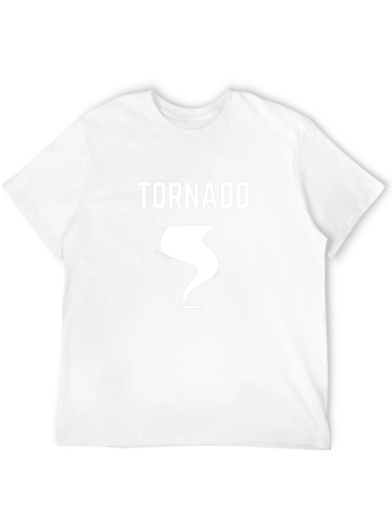 Tornado Graphic Tee - Black Cotton T-Shirt