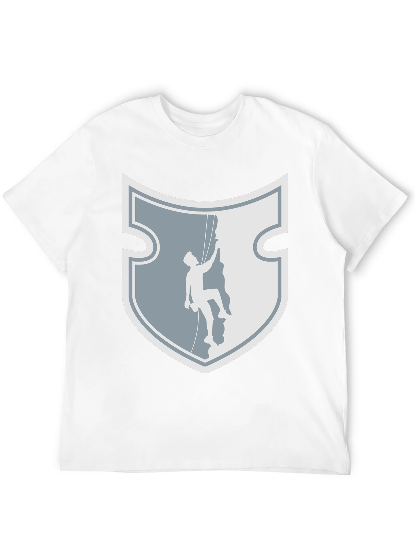 Rock Climbing Shield Graphic Tee - Adventure Ready