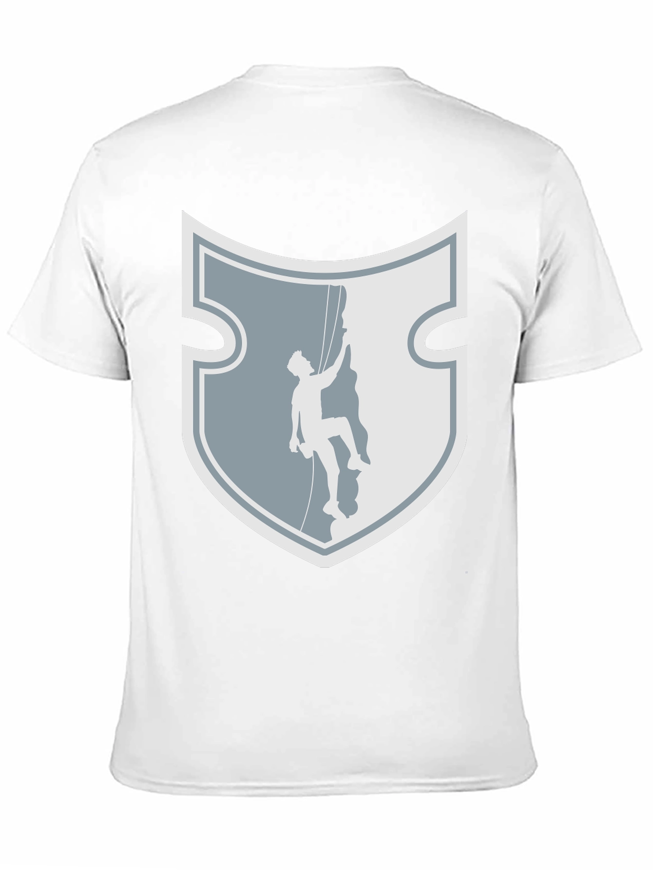 Rock Climbing Shield Graphic Tee - Adventure Ready