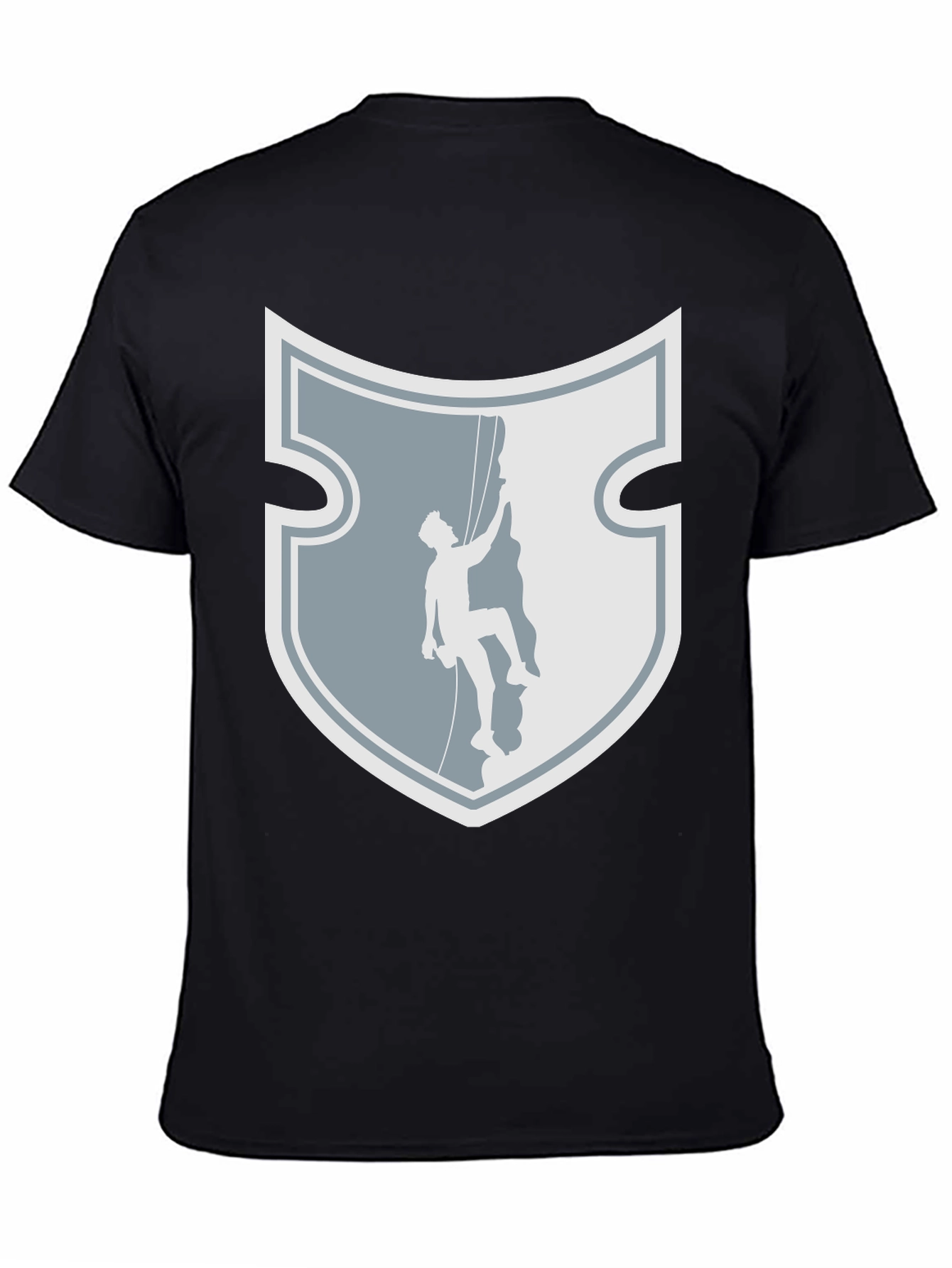 Rock Climbing Shield Graphic Tee - Adventure Ready