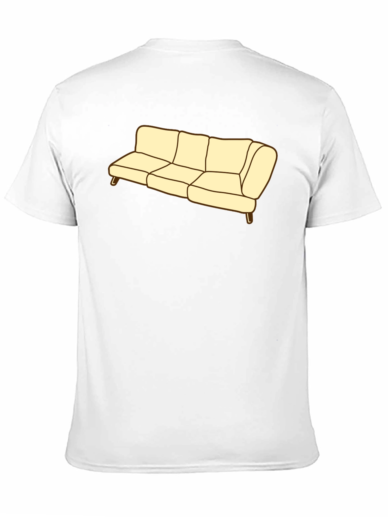 Couch Graphic Tee - Soft Cotton Blend Comfort