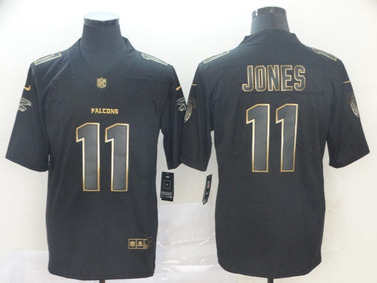 Men's Atlanta Falcons #11 Julio Jones Black Game Jerseys