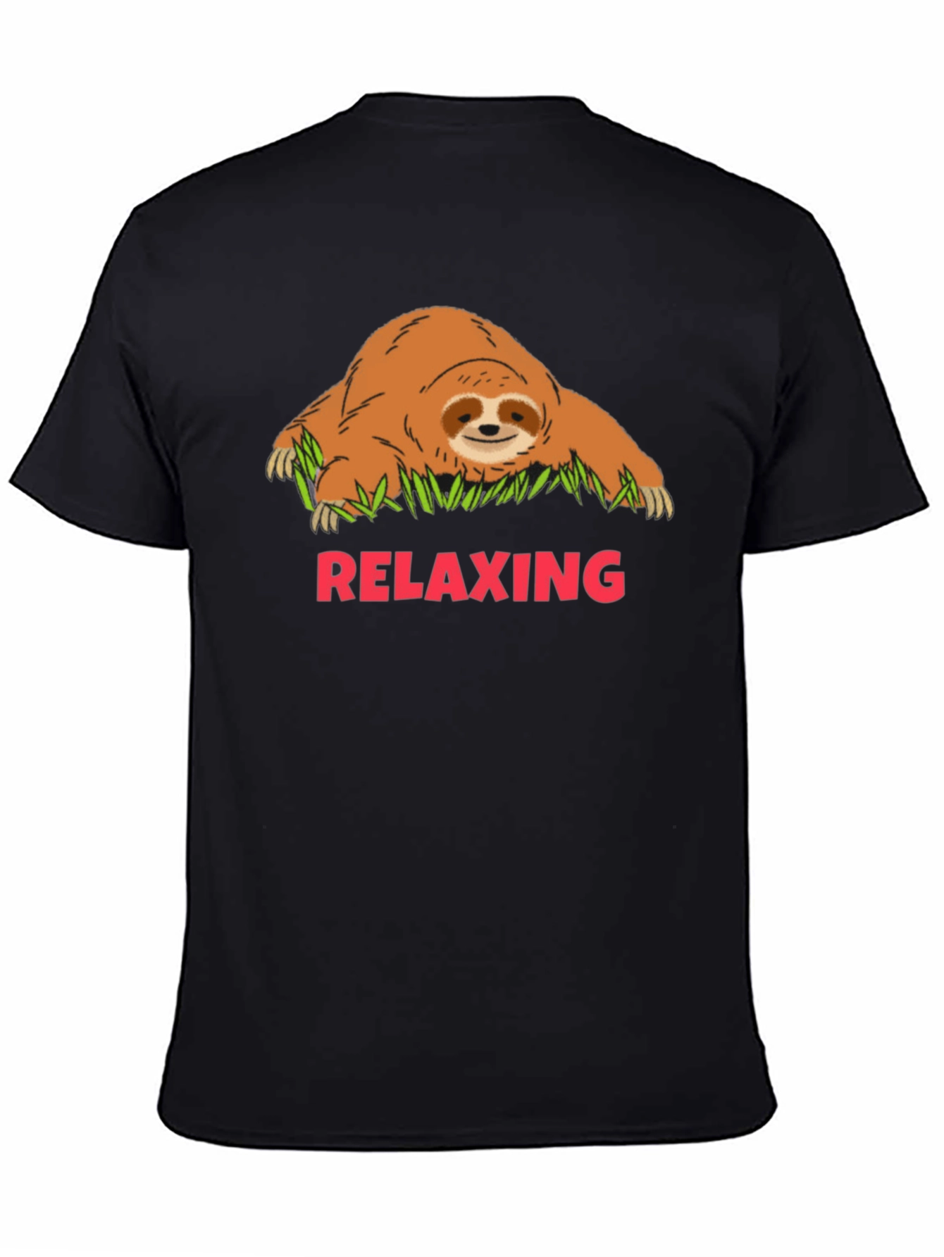 Relaxing Sloth Graphic T-Shirt