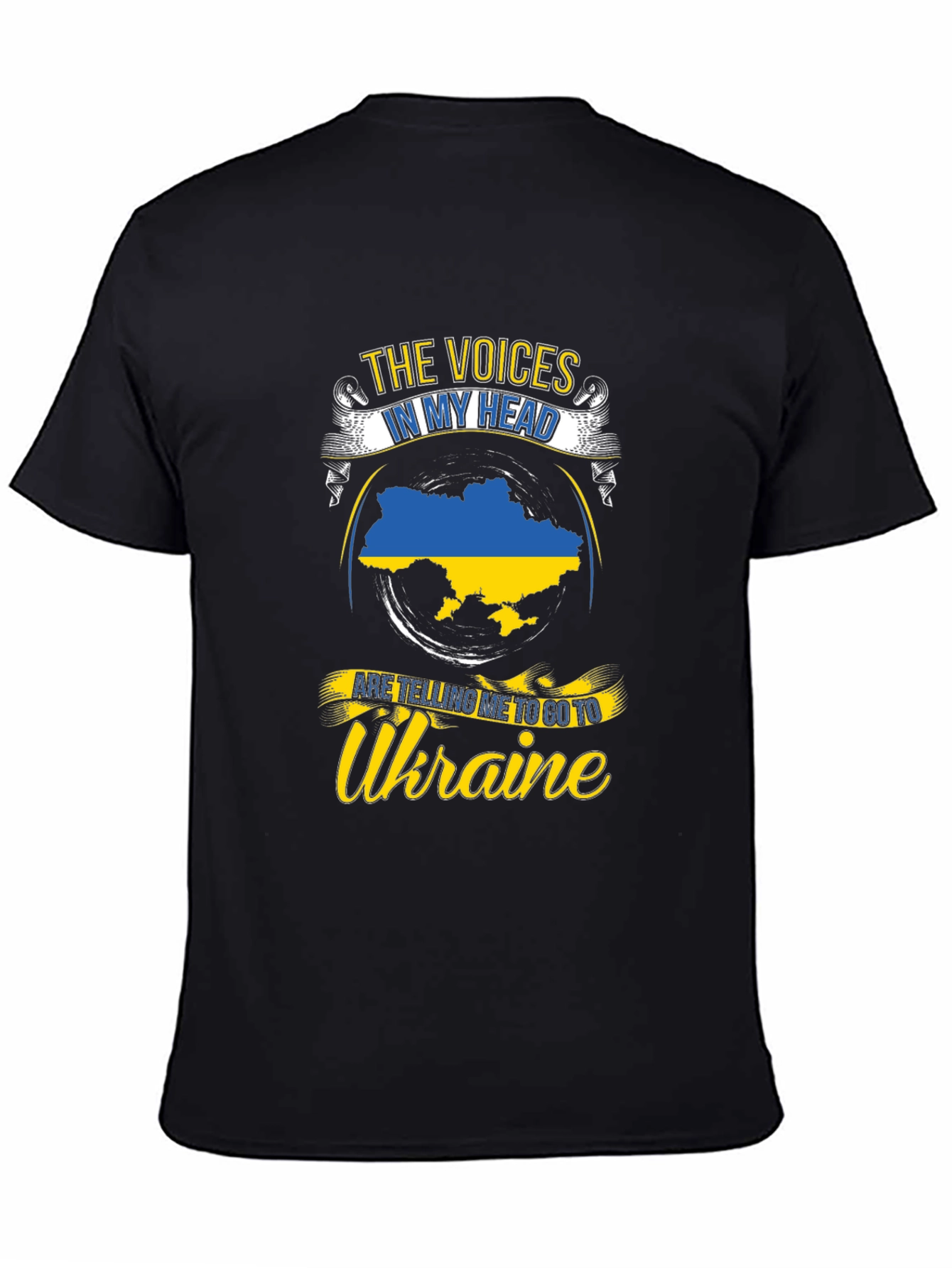 Ukraine Pride T-Shirt: Voices in My Head