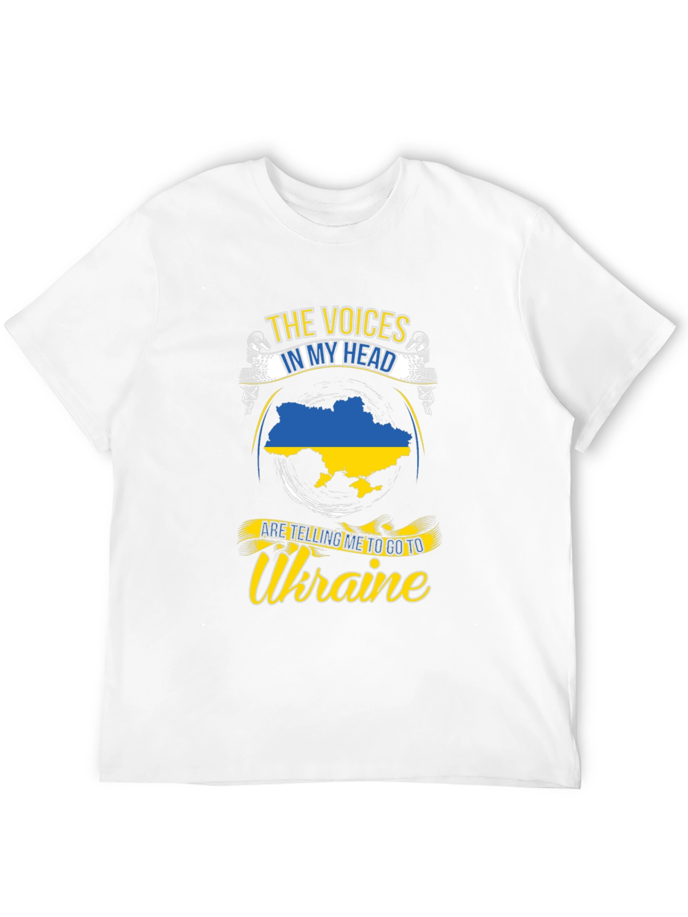 Ukraine Pride T-Shirt: Voices in My Head