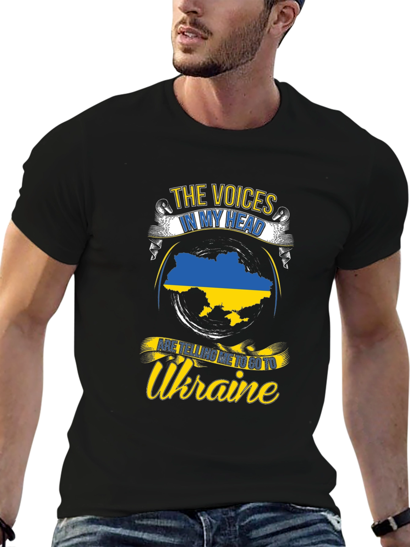 Ukraine Pride T-Shirt: Voices in My Head