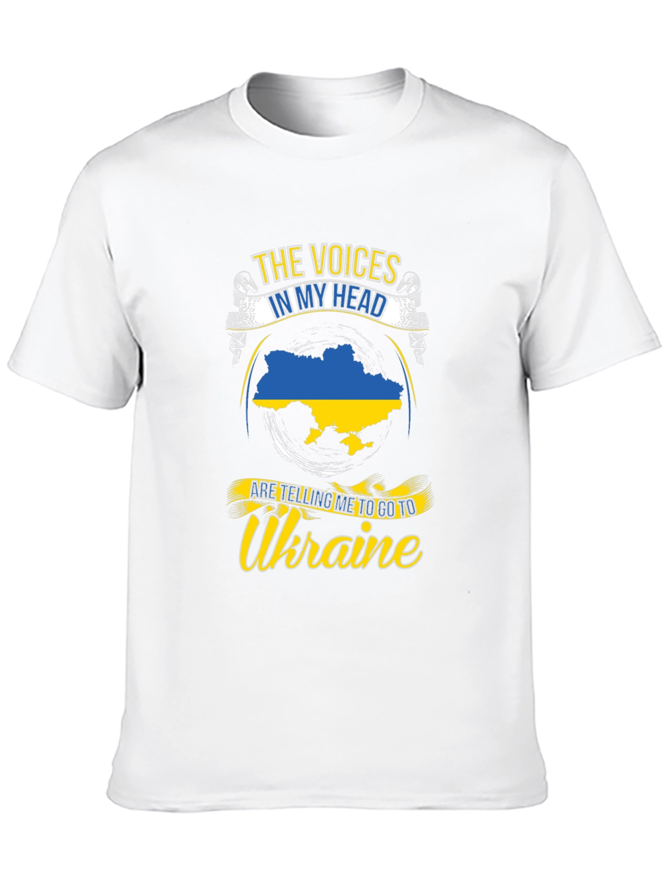Ukraine Pride T-Shirt: Voices in My Head