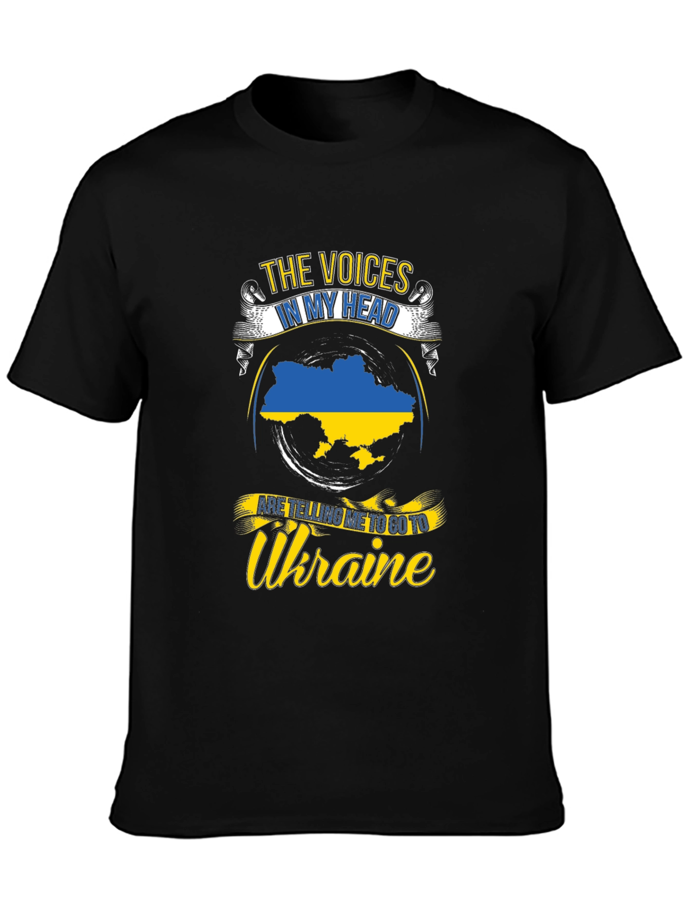 Ukraine Pride T-Shirt: Voices in My Head
