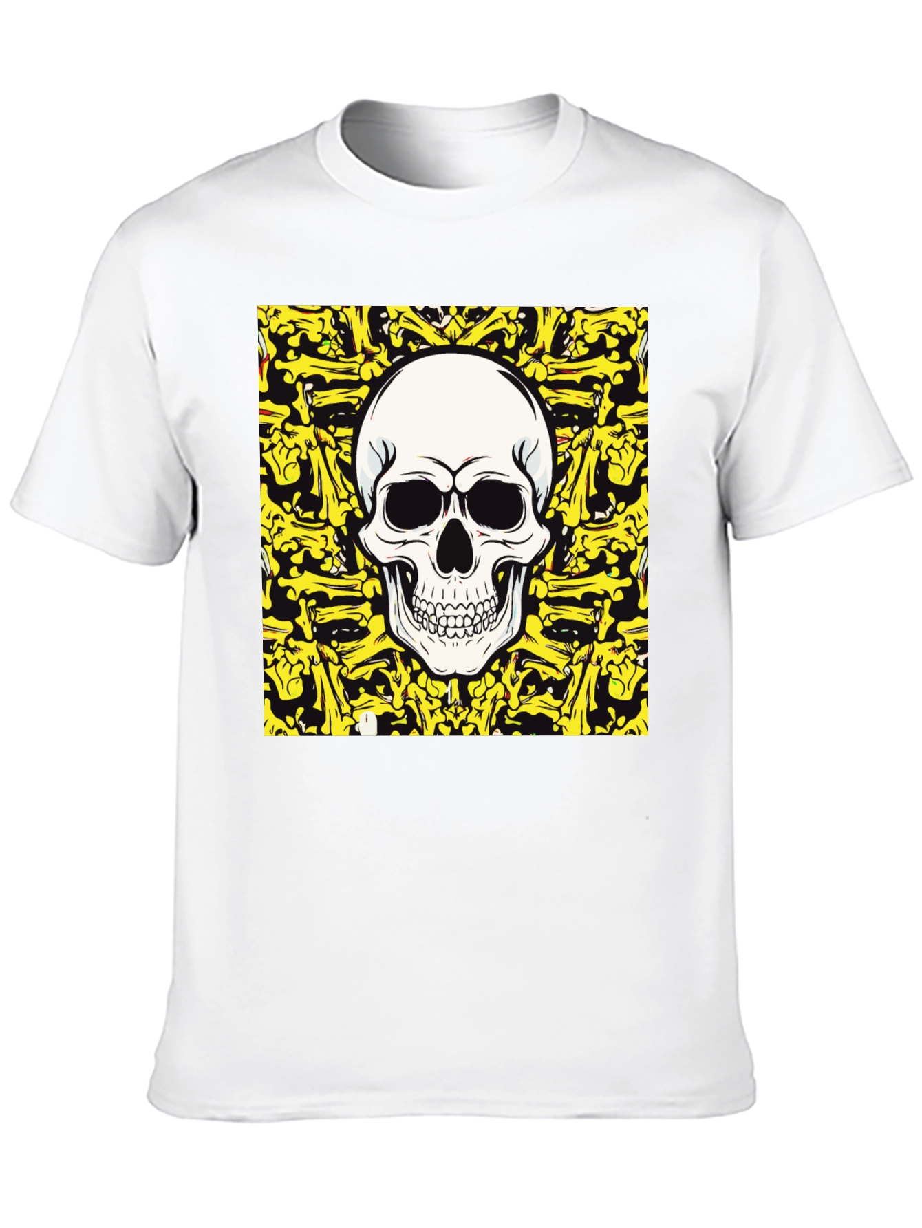 Skull & Crossbones Graphic Tee - Black