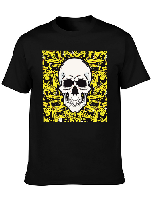 Skull & Crossbones Graphic Tee - Black