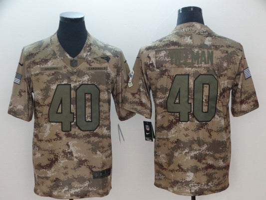 Men's Arizona Cardinals Pat Tillman #40 Camouflage Game Jerseys