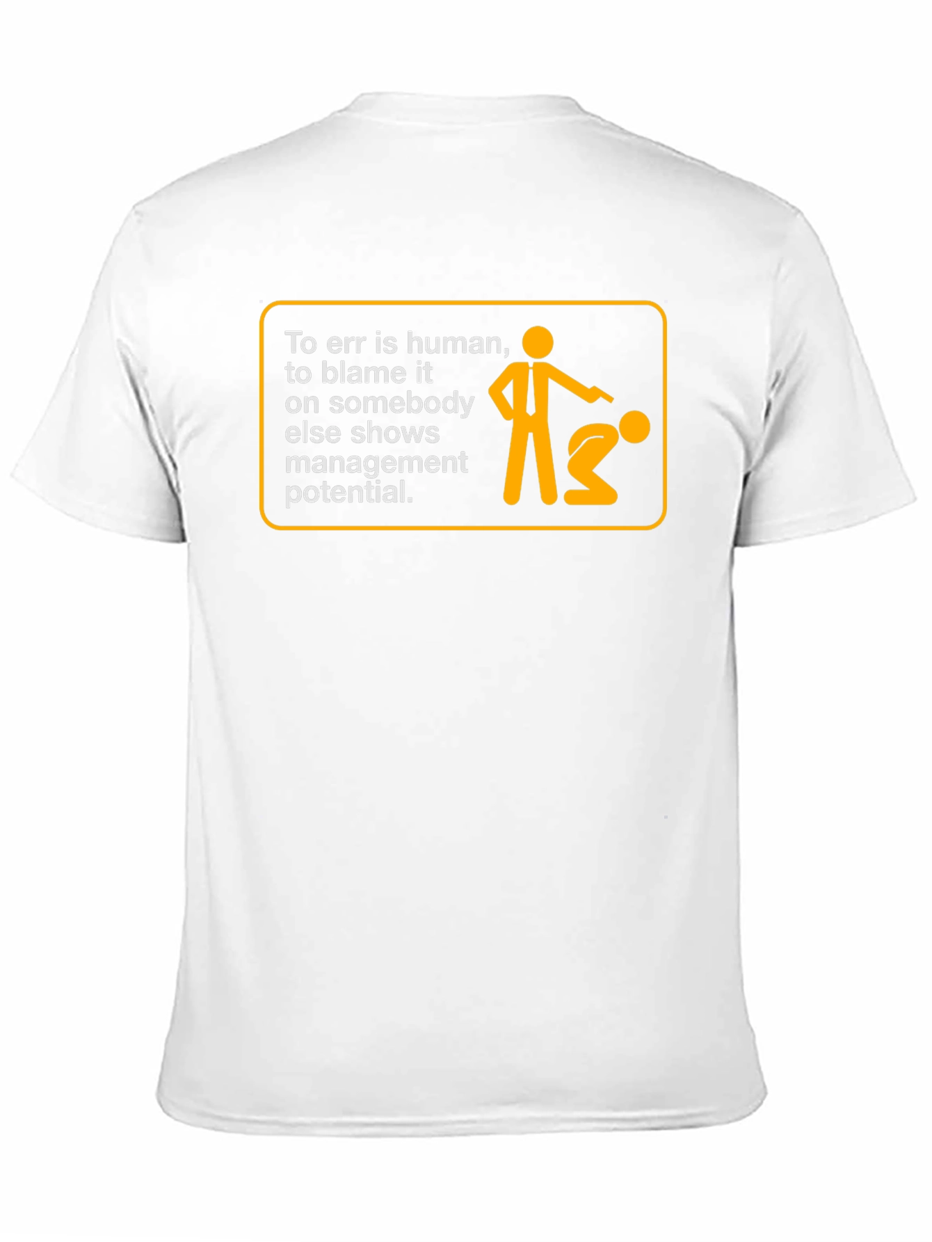 Humorous To Err is Human Graphic T-Shirt