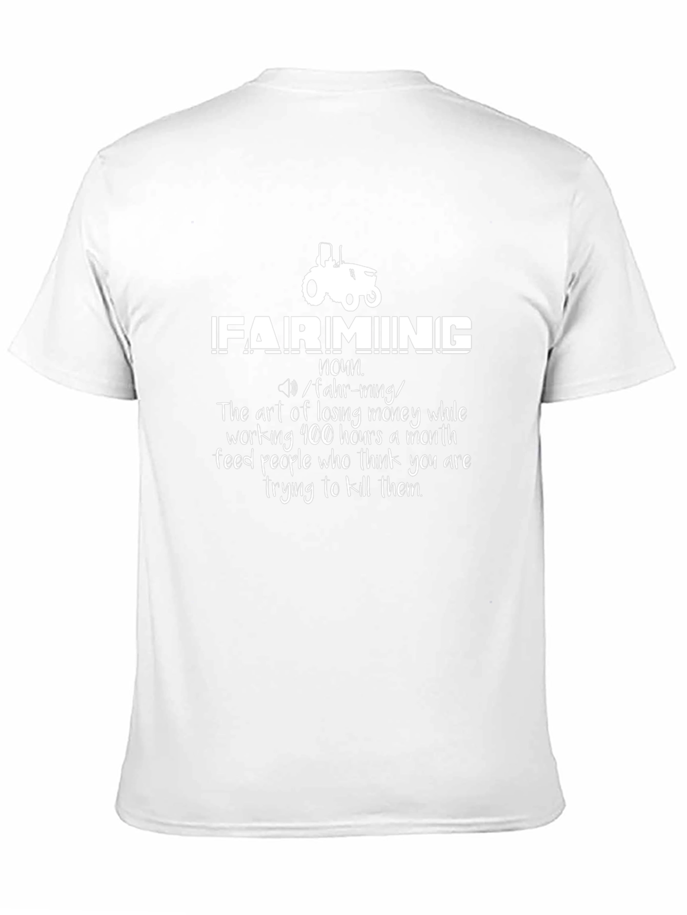 Farming Definition T-Shirt: Funny Farmer Gift