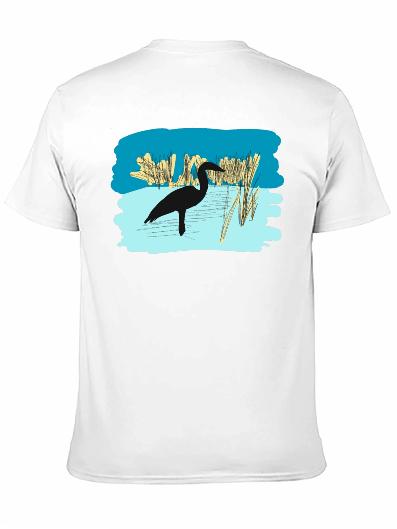 Heron Silhouette Graphic Tee