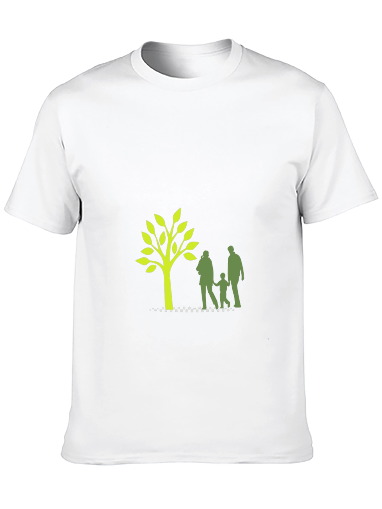 Family Tree Graphic T-Shirt - Black