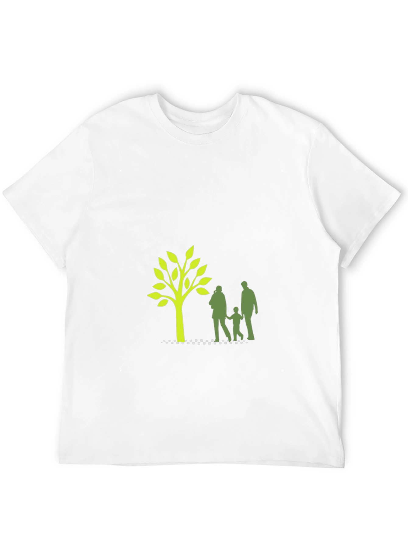 Family Tree Graphic T-Shirt - Black