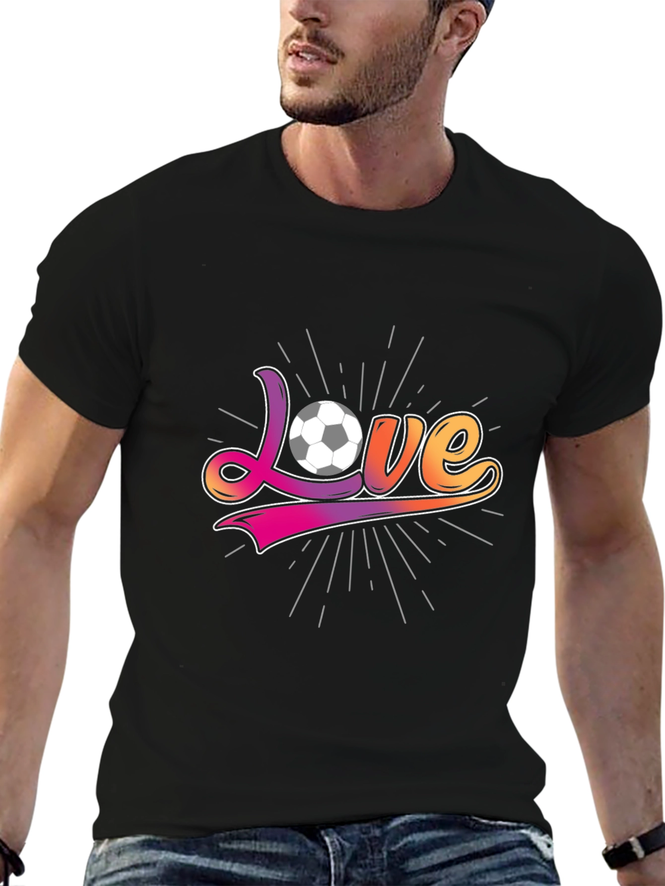 Soccer Love Graphic T-Shirt