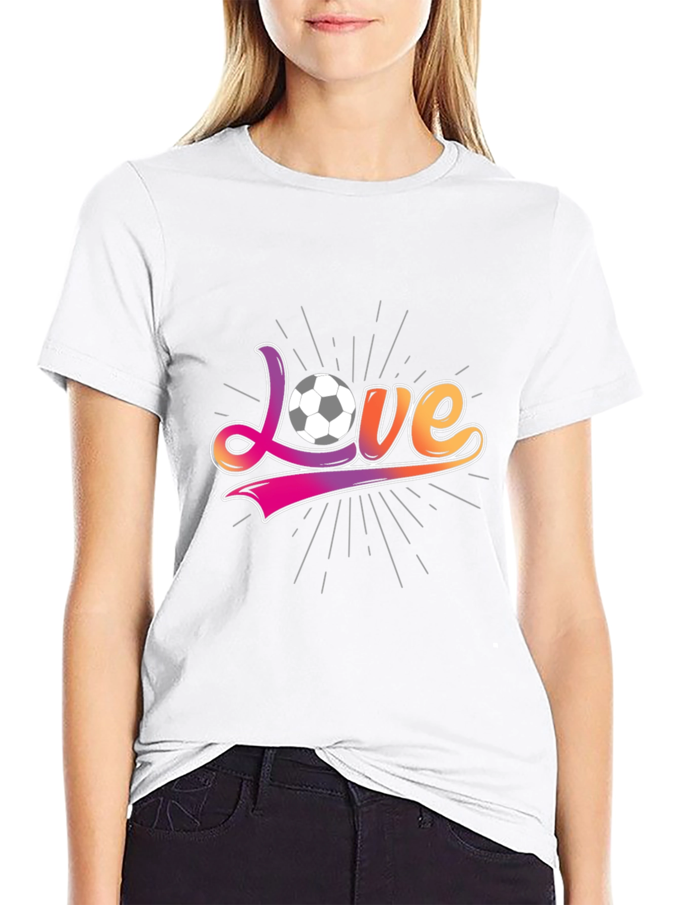 Soccer Love Graphic T-Shirt