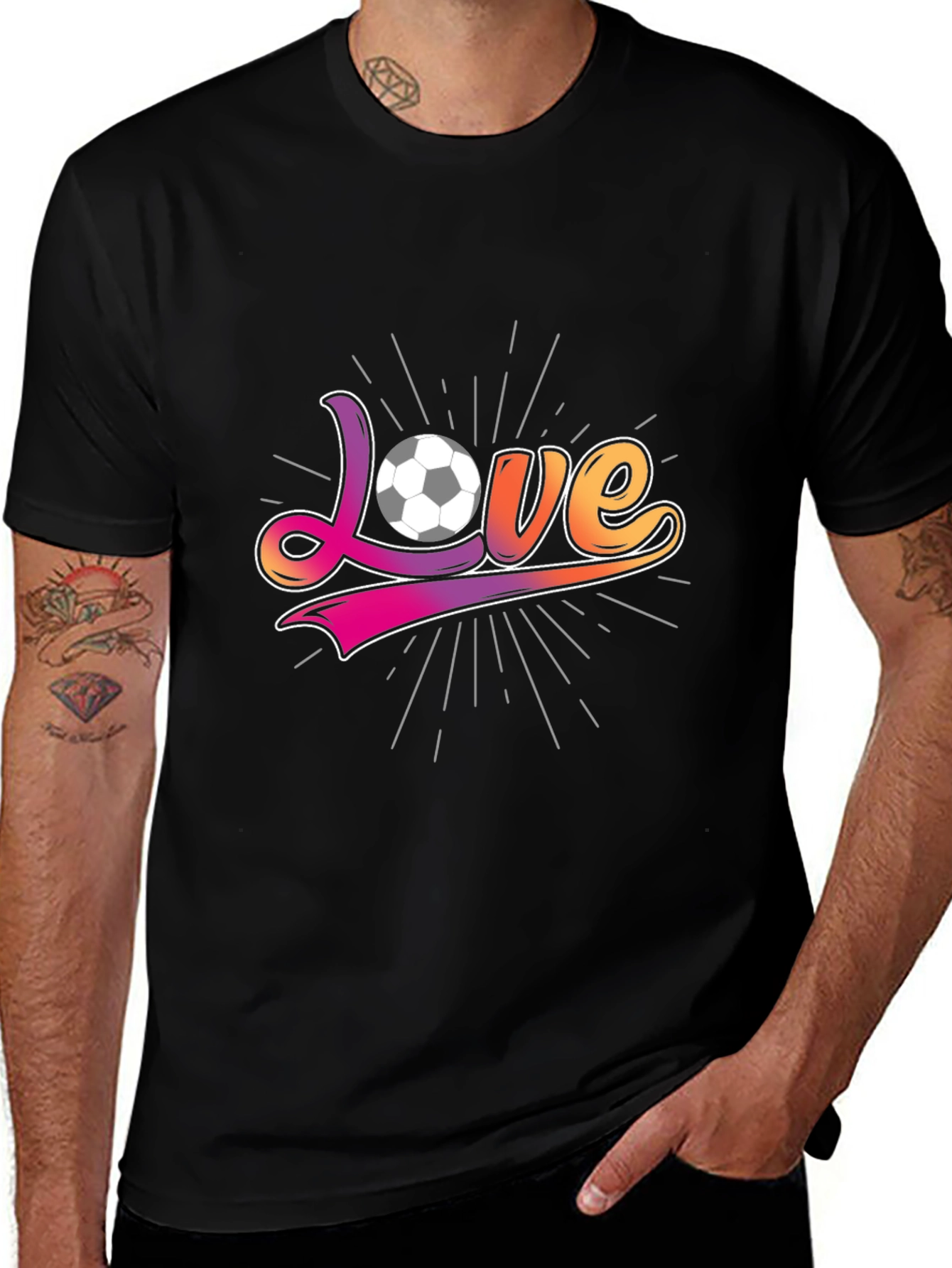 Soccer Love Graphic T-Shirt