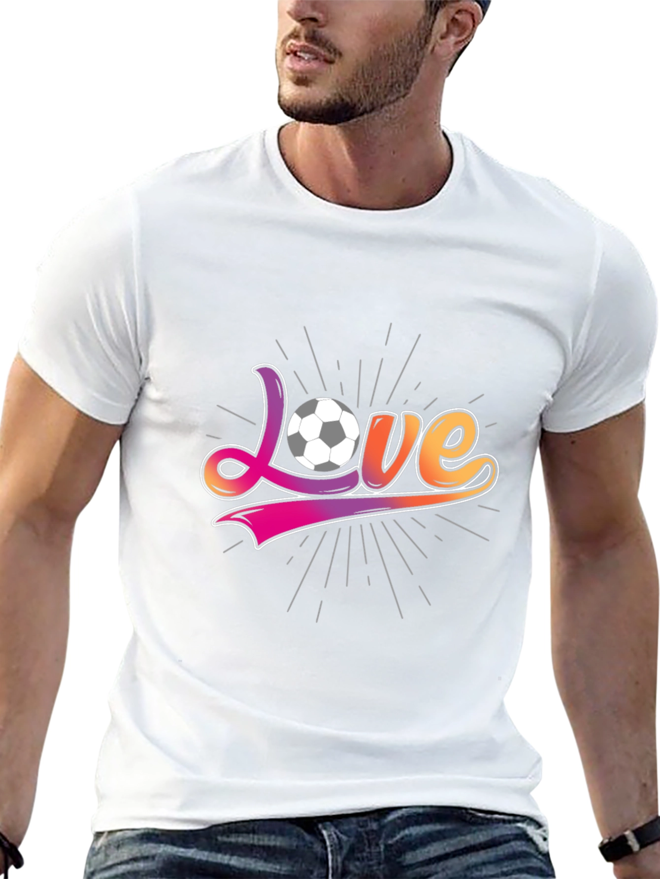 Soccer Love Graphic T-Shirt