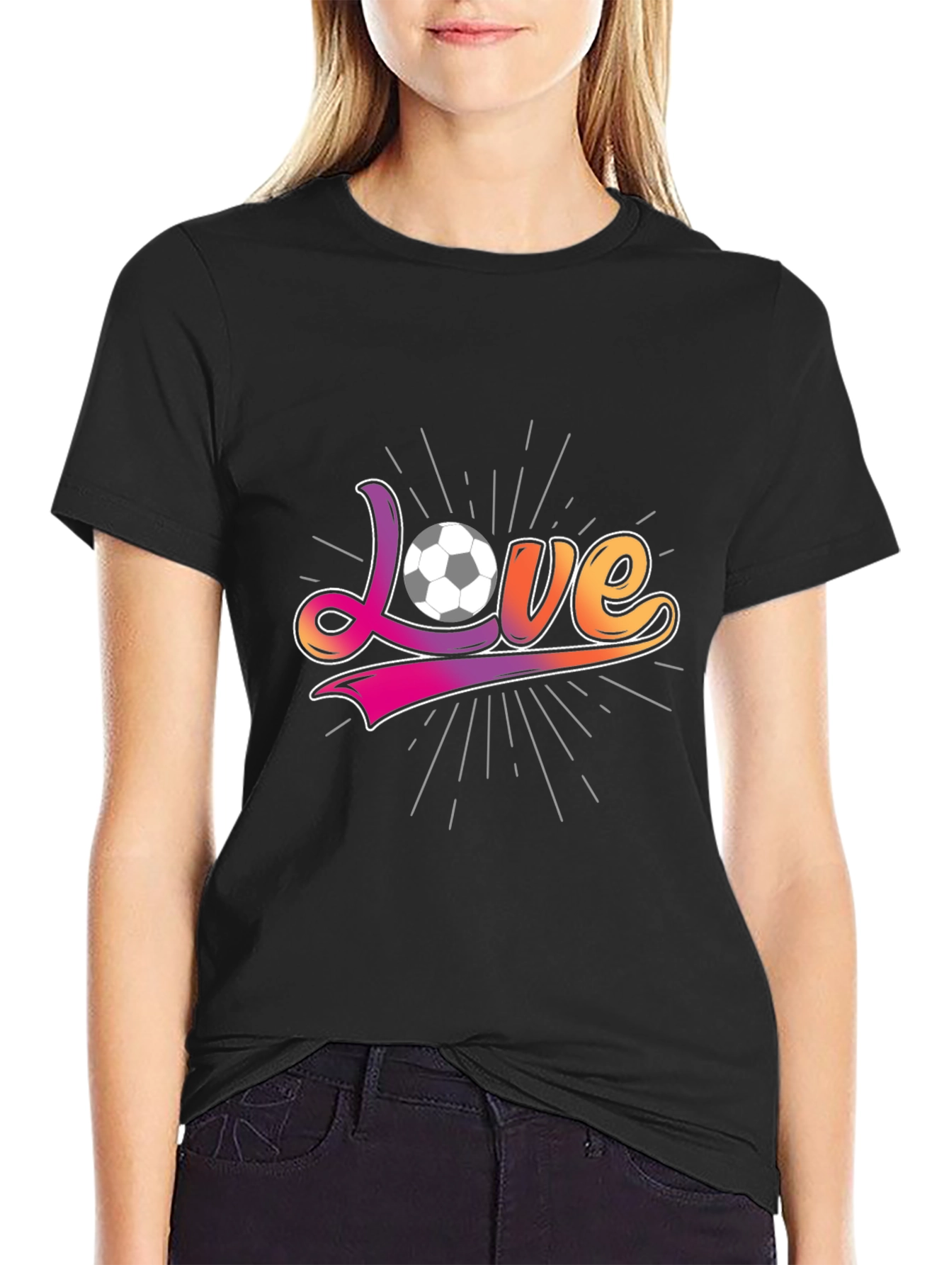 Soccer Love Graphic T-Shirt