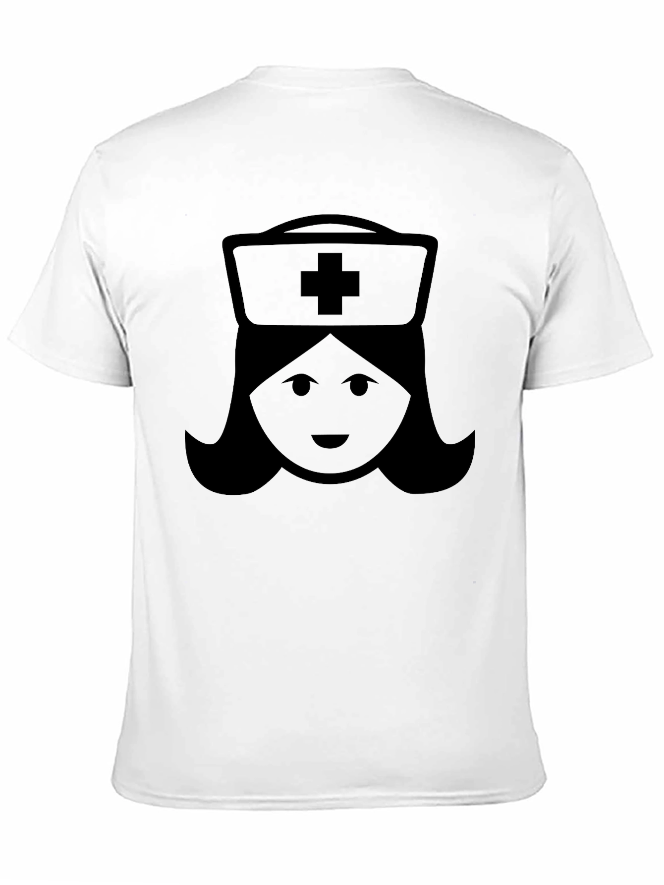 Nurse Graphic Tee - Black Cotton T-Shirt