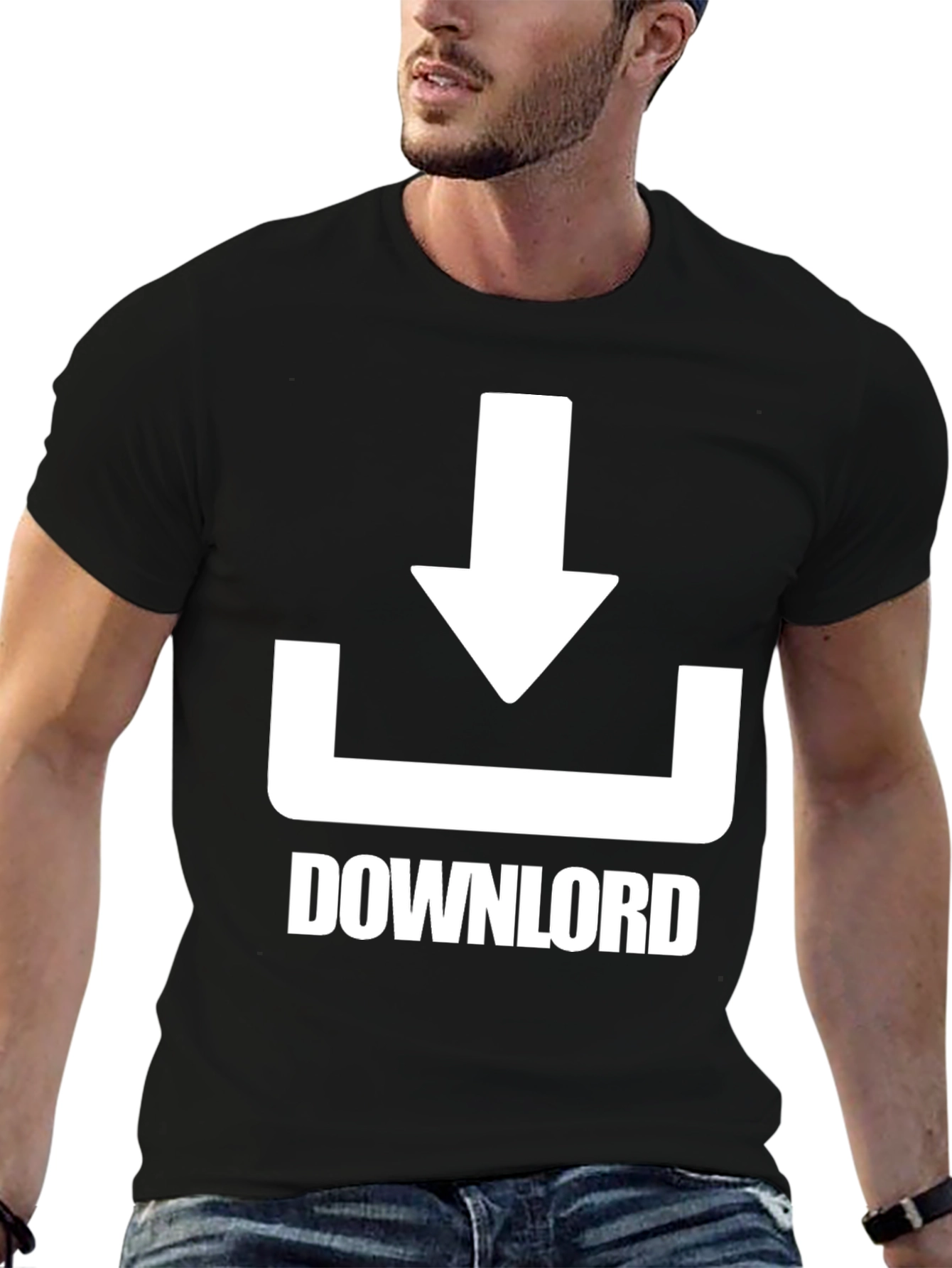 Download Graphic Tee - Black Short Sleeve T-Shirt