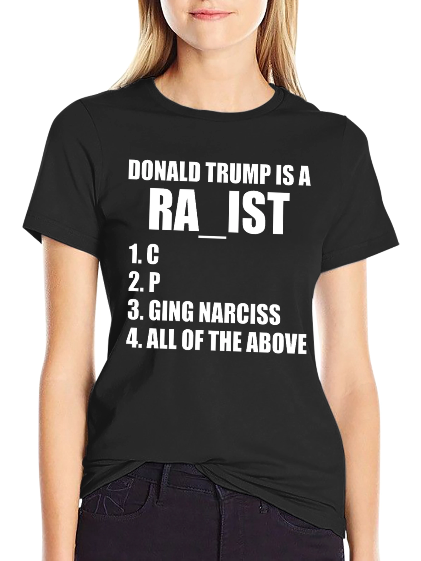 Donald Trump Humor T-Shirt Anti-Trump Political Tee